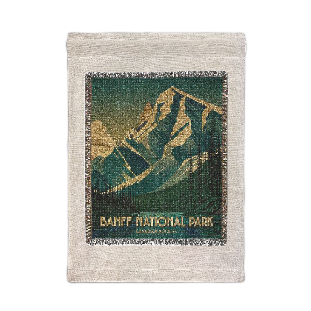 Vintage Banff National Park Mountain Tapestry Tapestries - Official Creator merchandise