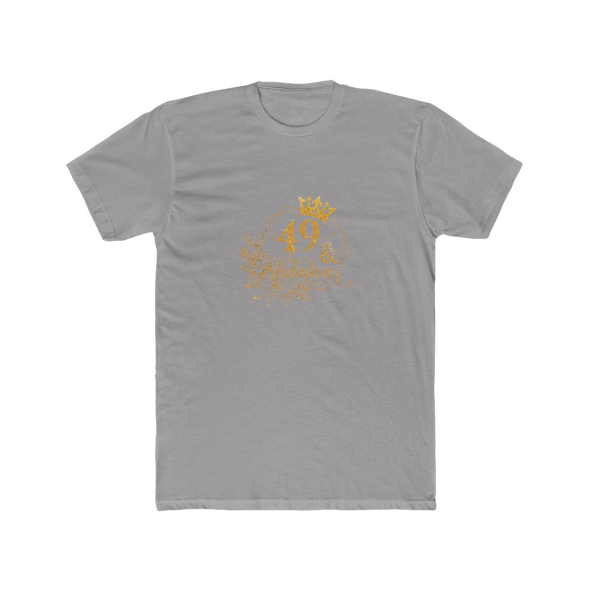49 & Fabulous Gold Glitter Crown T Shirt - Official t-shirts merchandise