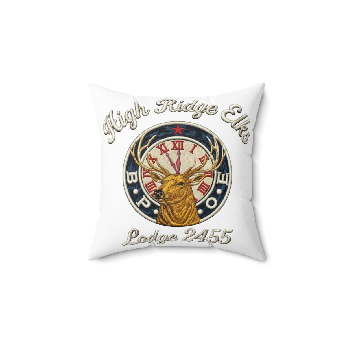 High Ridge Elks Lodge 2455 Deer Clock Bomber Jacket - Official Creator merchandise