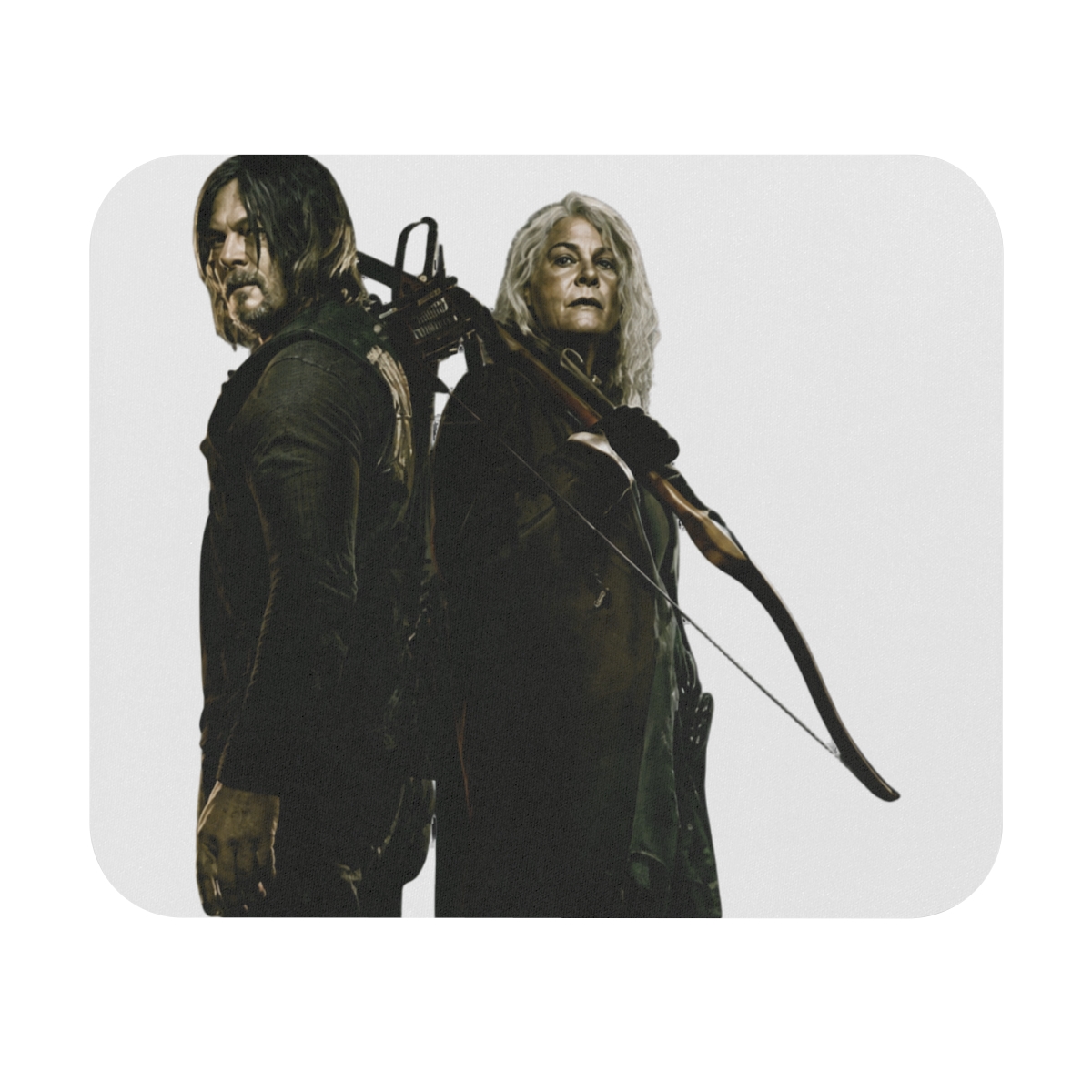Daryl and Carol Season 11 Mousepad | Lodge 49 - Official TV Show merchandise