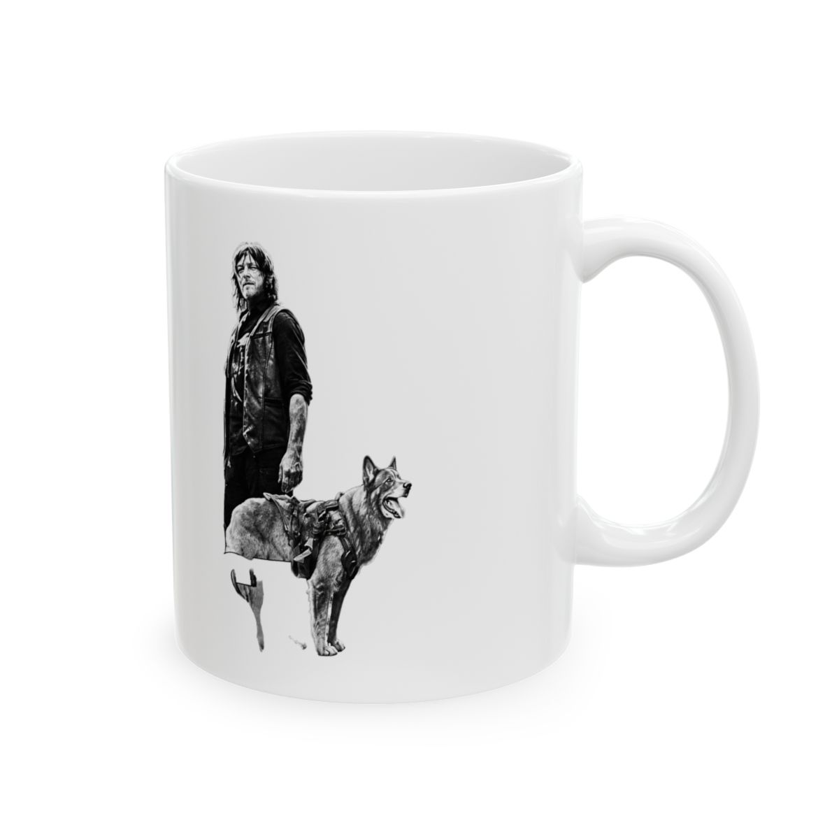 Daryl Dixon In Dog We Trust Mug | Lodge 49 - Official mugs merchandise