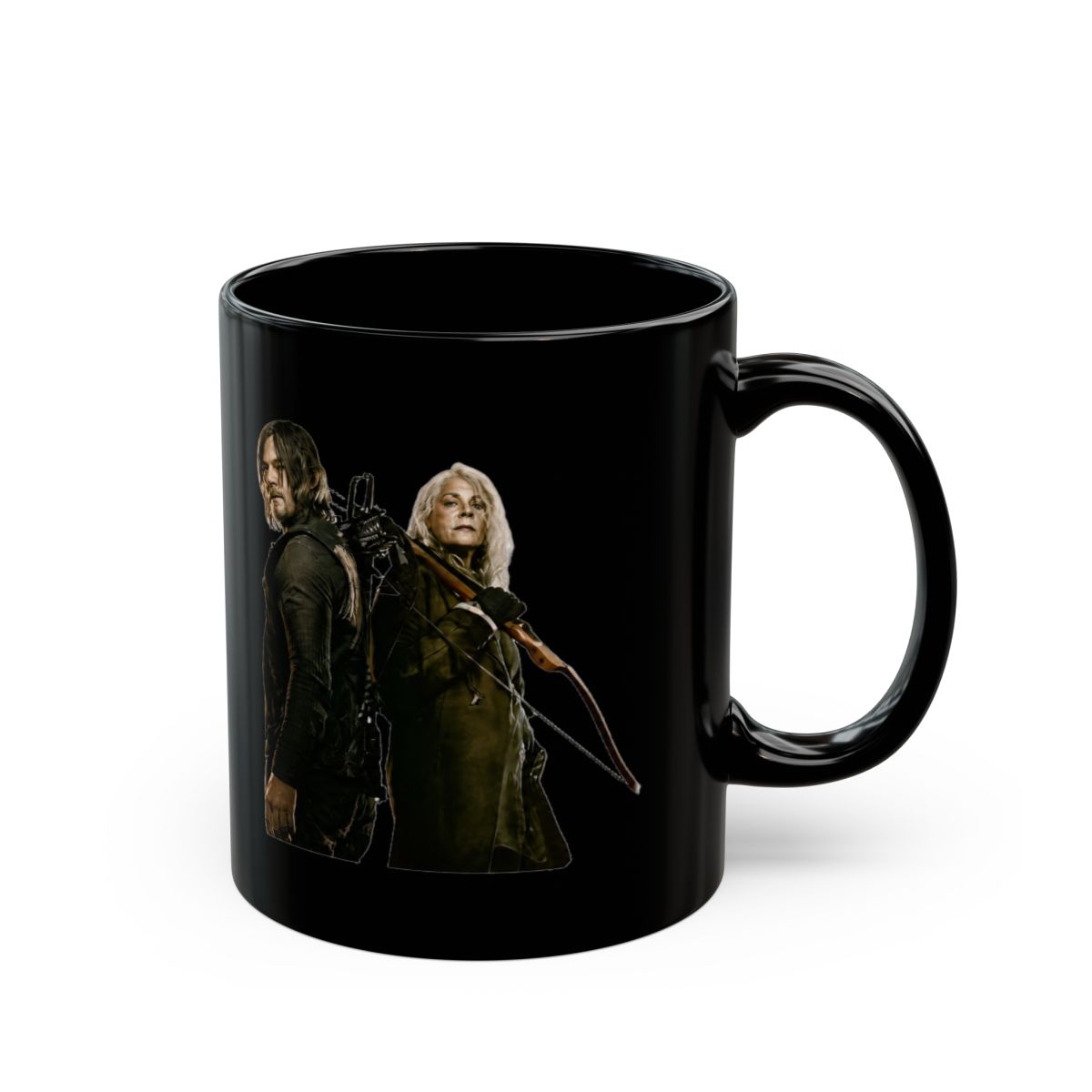 Daryl and Carol Season 11 Black Mug - Official mugs merchandise