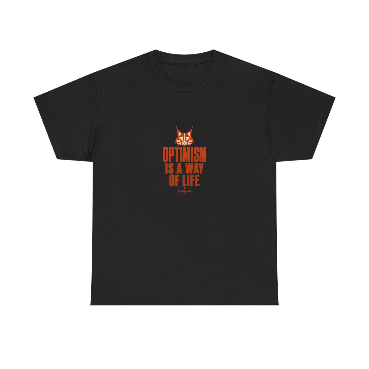 Lodge 49 "Optimism is a way of life" Unisex Tee — official Lodge 49 T-Shirts