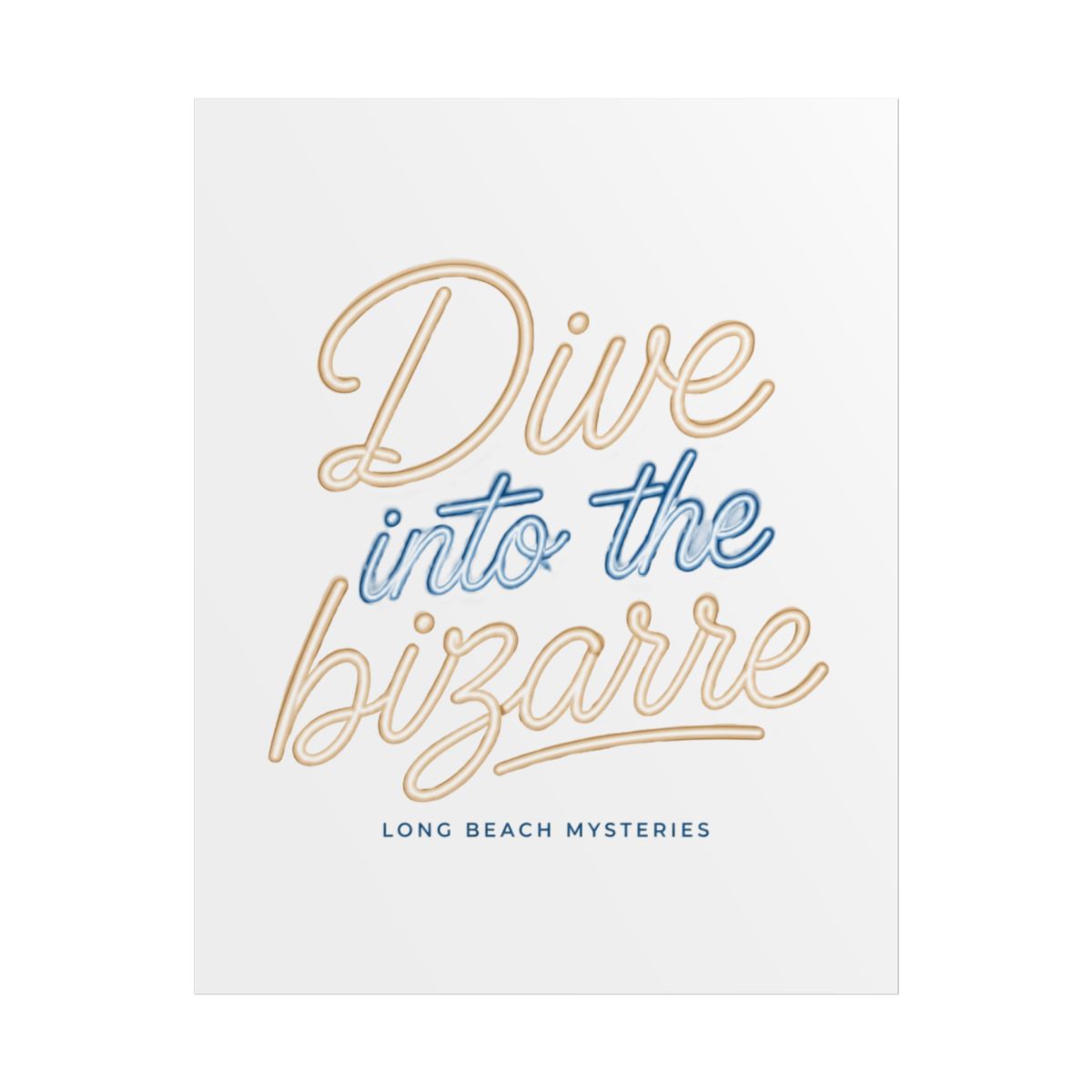 Lodge 49 "Dive into the bizarre" Poster - alternate angle 1, merchandise