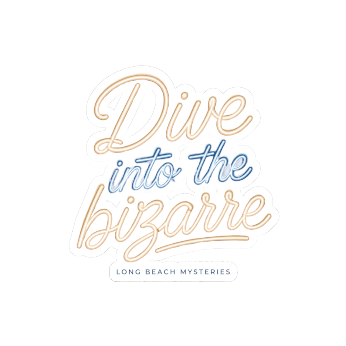 Lodge 49 "Dive into the bizarre" Sticker - Official Stickers merchandise