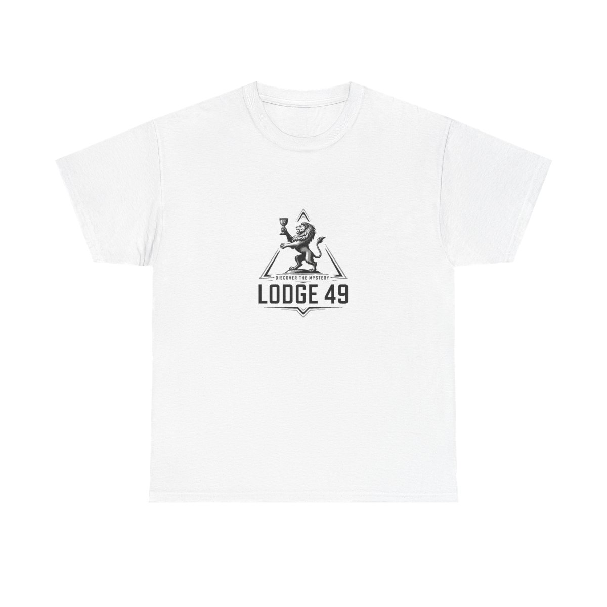 Lodge 49 "Discover the Mystery," Unisex Tee — official Lodge 49 t-shirts