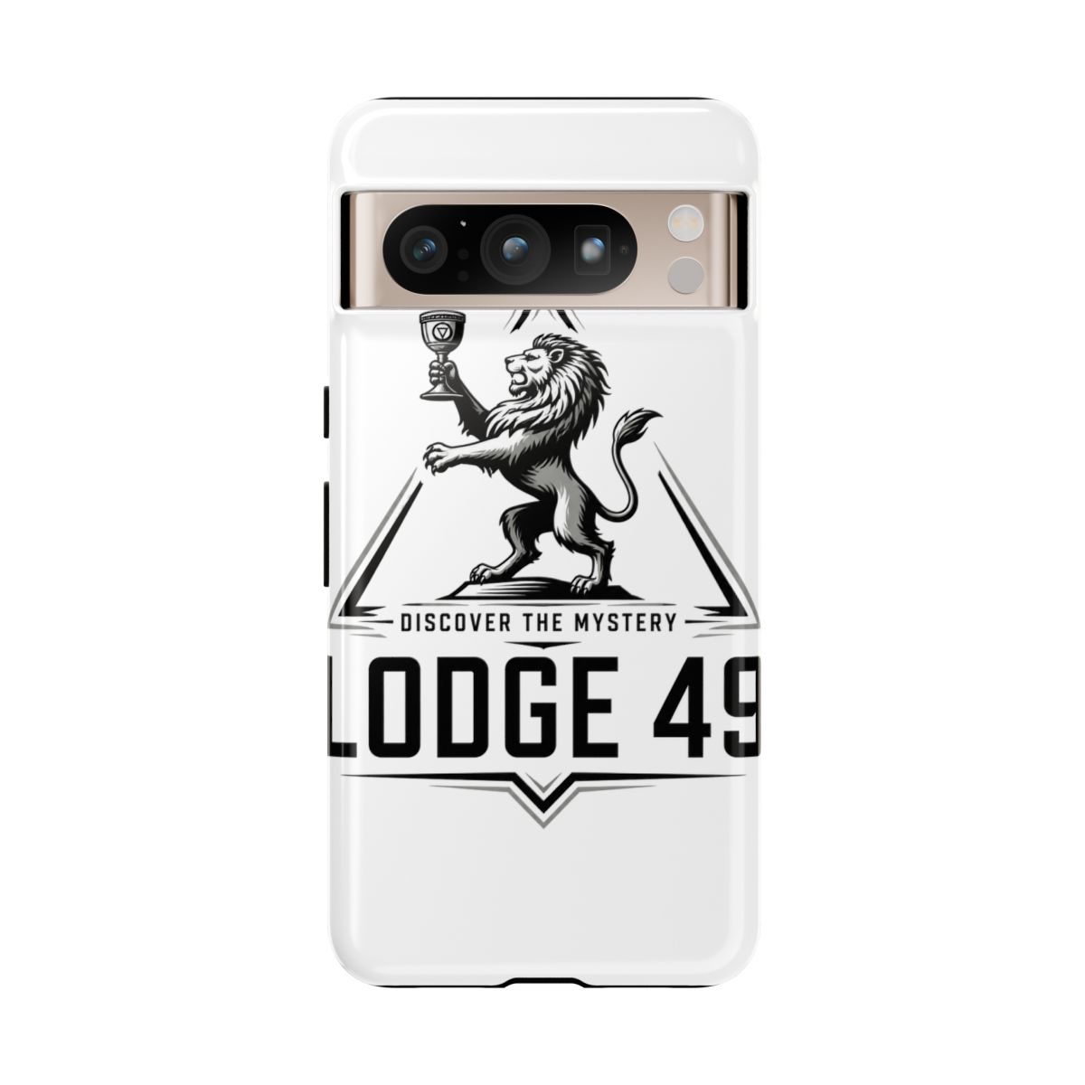 Lodge 49 "Discover the Mystery," Phone Case - alternate angle 1, merchandise