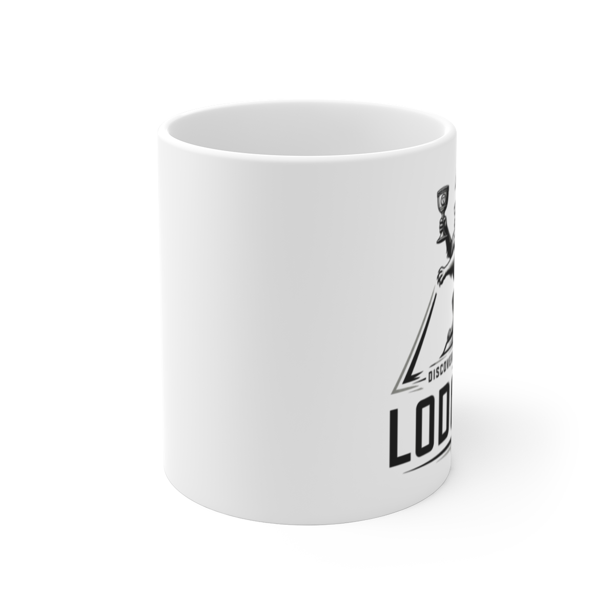 Lodge 49 "Discover the Mystery," White Mug - alternate angle 1, merchandise
