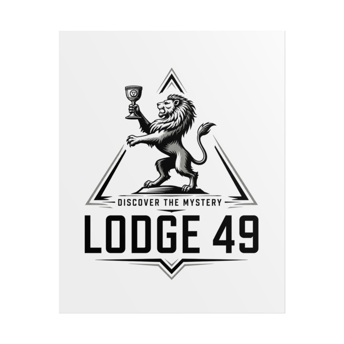 Lodge 49 "Discover the Mystery," Poster - Lodge 49 official Posters & Wall Art merch