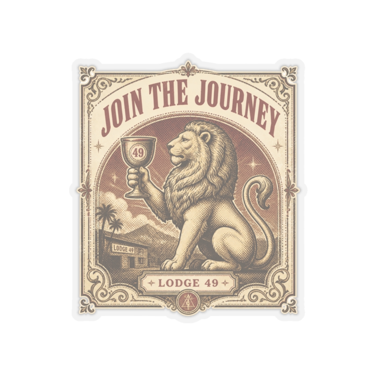 Lodge 49 "Join the Journey" Sticker