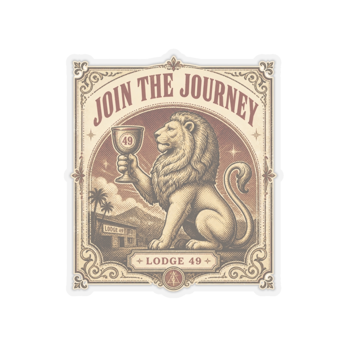 Lodge 49 "Join the Journey" Sticker