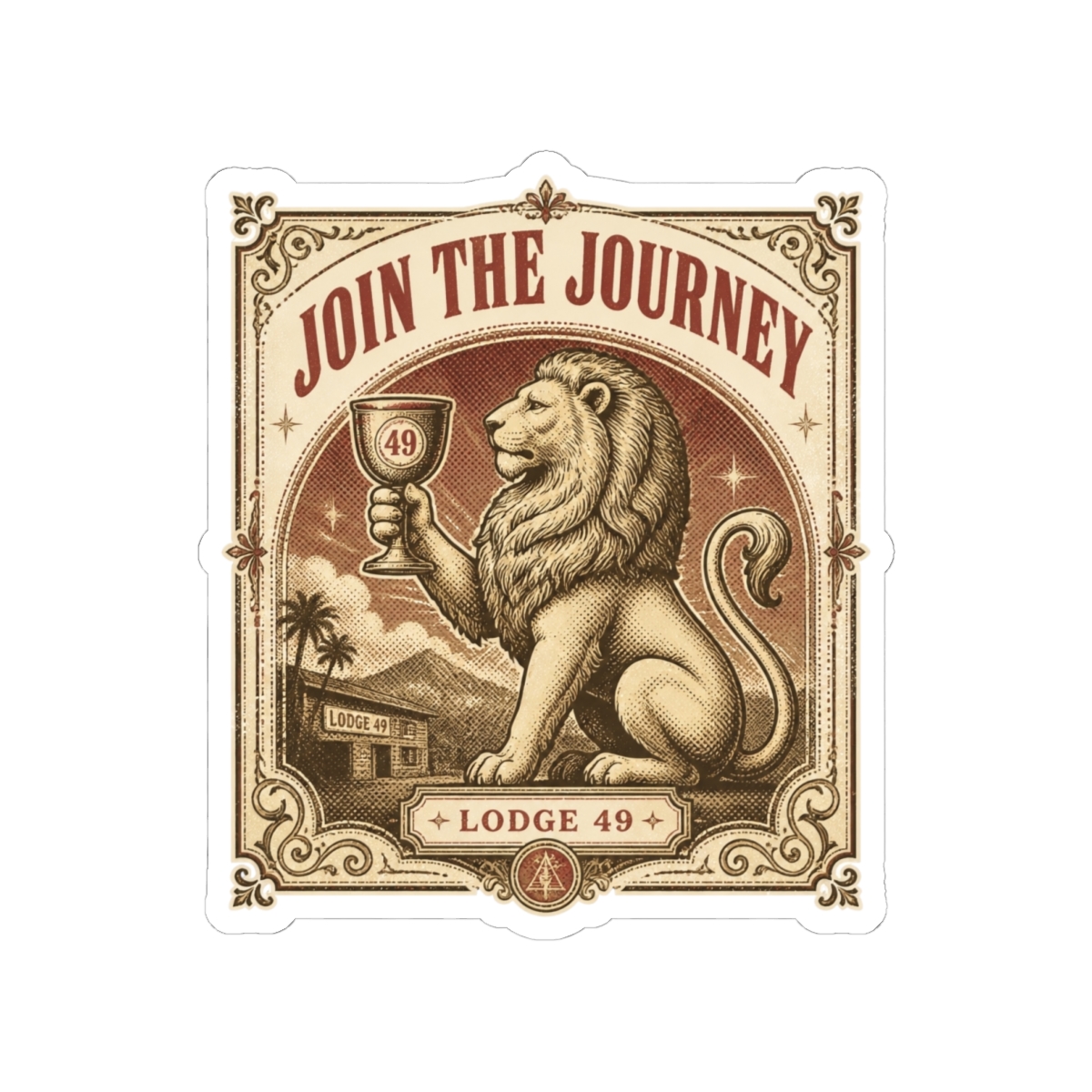 Lodge 49 "Join the Journey" Sticker